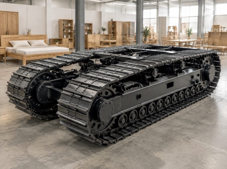 肃北蒙古族自治县1至200吨重载钢制履带底盘
